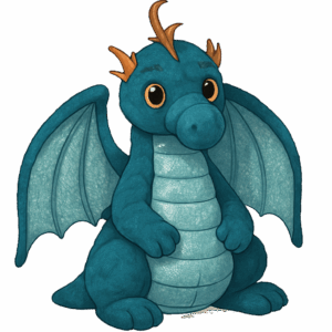 Martin's Family & Friends Arrive With No Names Navy Dragon Illus 300x300 - Martin's Family & Friends Arrive With No Names