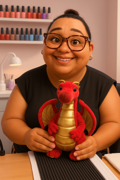 Martin D Swann Good Morning And Have a Nice Day26 - Martin Helps Imelda With A Manicure