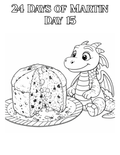 24 Days of Martin Day 15 Coloring 400x518 - 24 Days of Martin Rewards