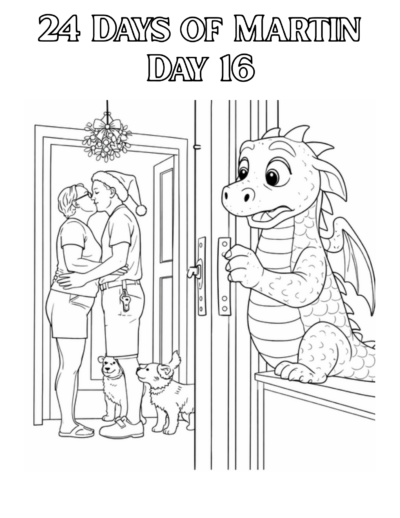 24 Days of Martin Day 16 Coloring 400x518 - 24 Days of Martin Rewards