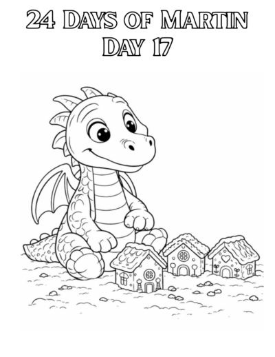 24 Days of Martin Day 17 Coloring 400x518 - 24 Days of Martin Rewards