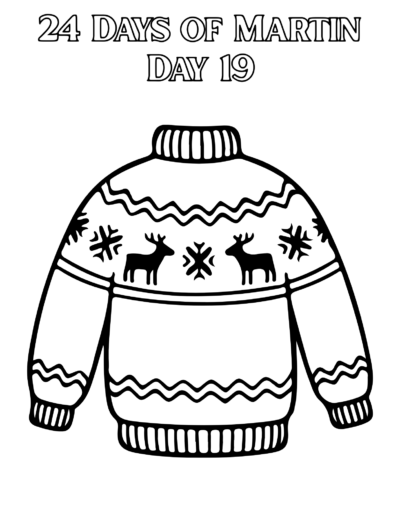 24 Days of Martin Day 19 Coloring 3 400x518 - 24 Days of Martin Rewards